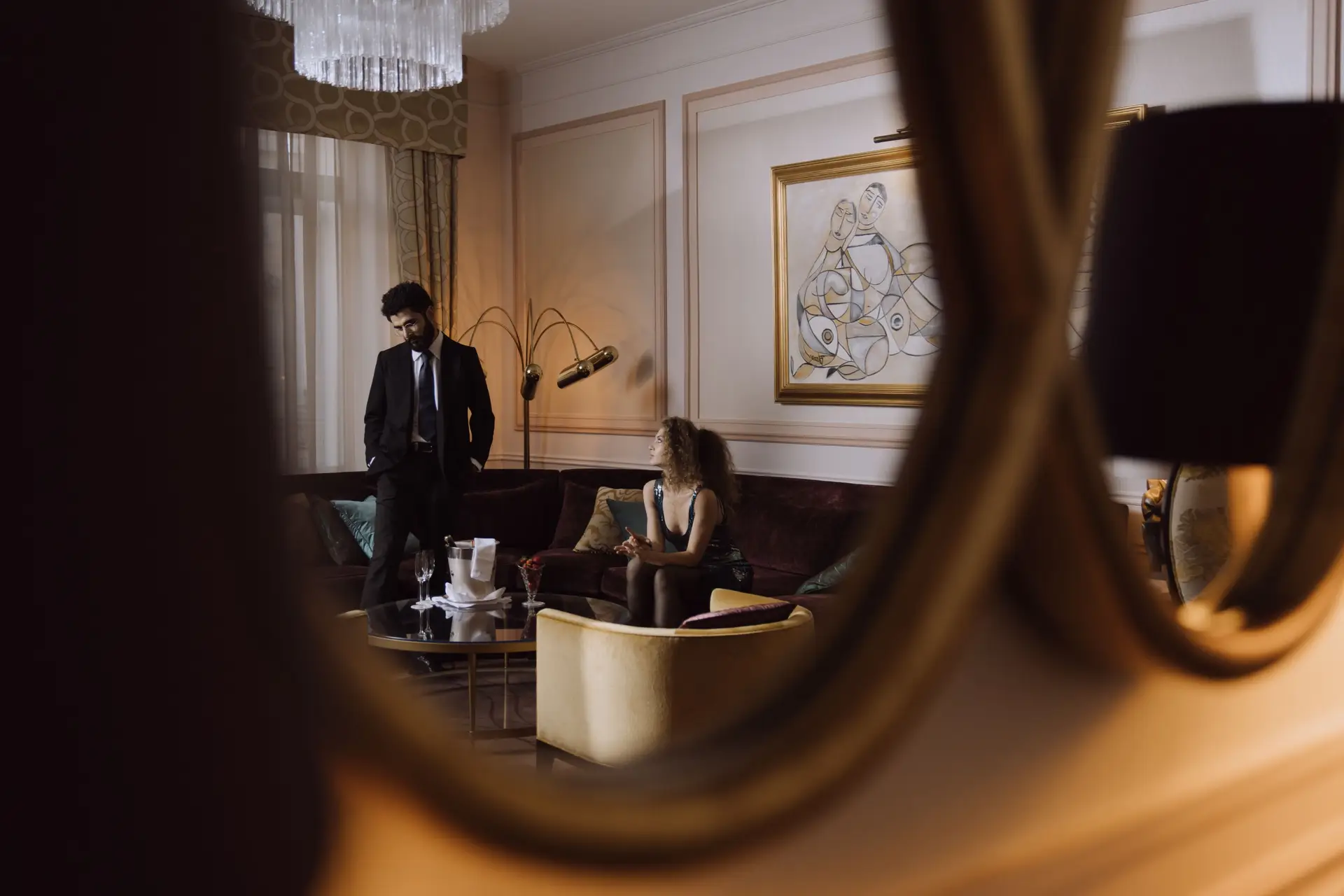 Elegante Hotel-Lounge der Cairnpathgroup
